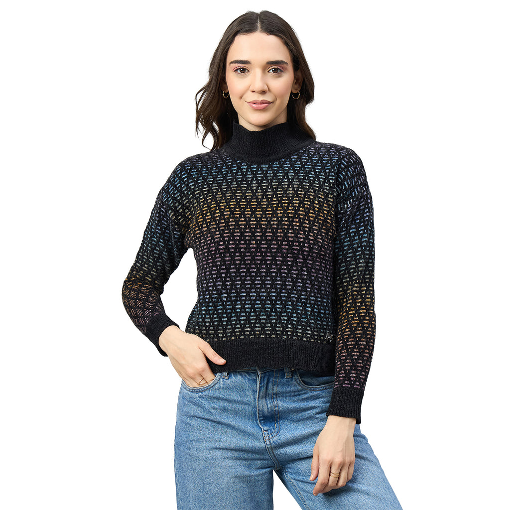 Duke Urban Women Full Sleeve V Neck Pullover (SDS1234N)