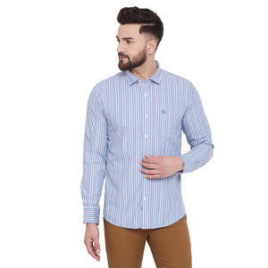 Duke Men Stardust Cotton Full Sleeve Shirt (SDO8725)