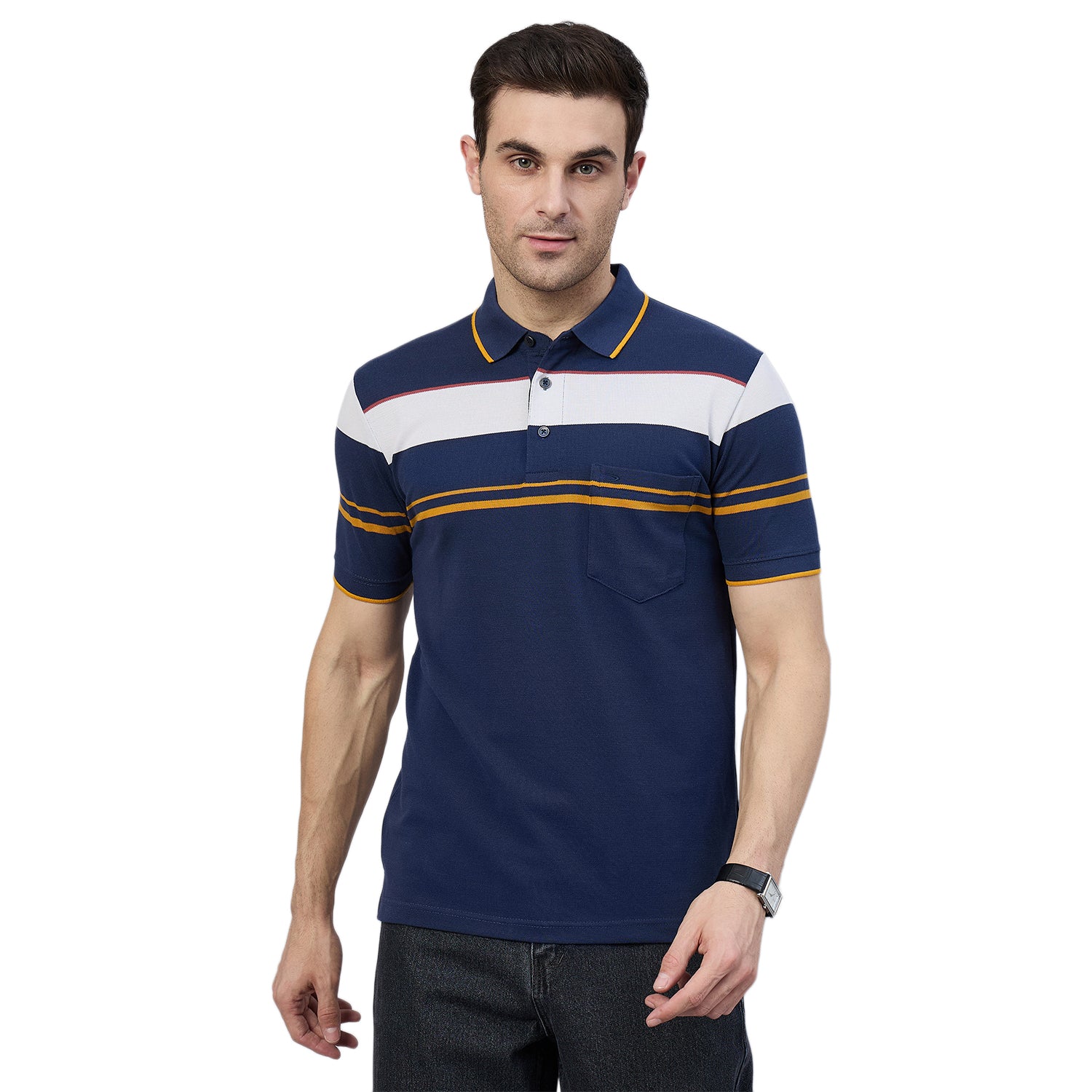 Duke Urban Men Half Sleeve Cotton Polo Tshirt (ON3068)