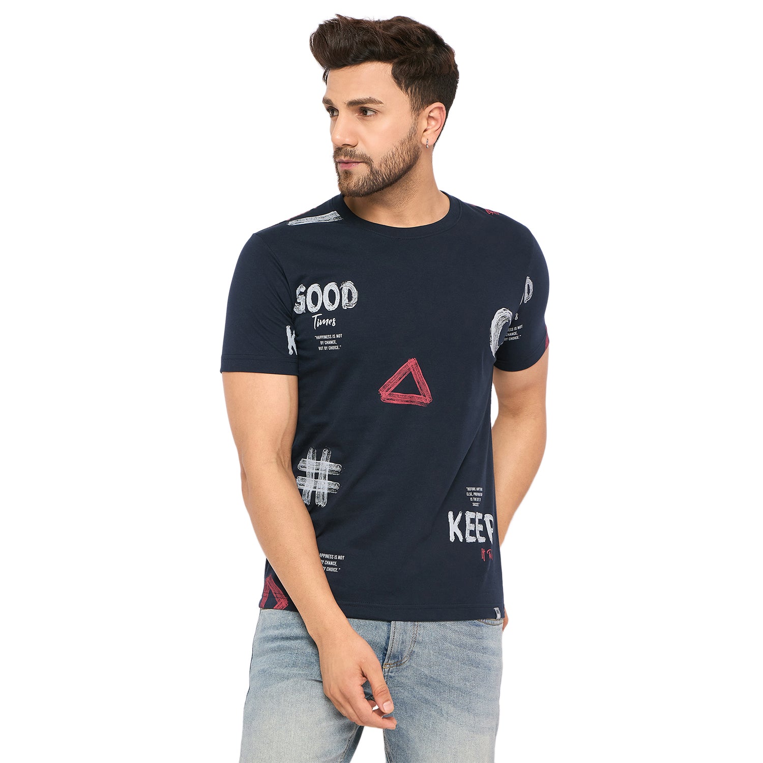 Duke Urban Men Half Sleeve Cotton T-shirt (ONLF289)