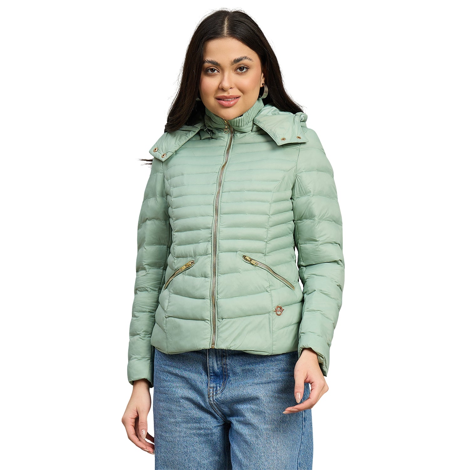 Duke Urban Women Short Style Hooded Bomber Jacket (SDZ4040R)