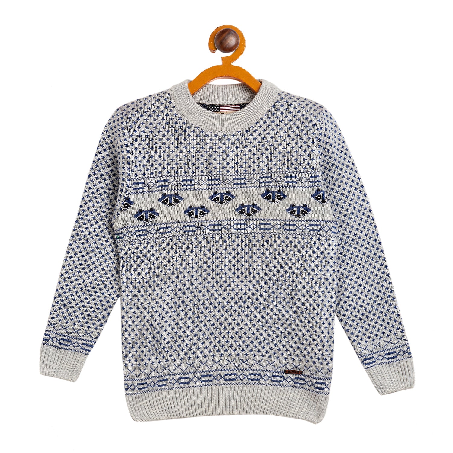 Duke Stardust Boys Full Sleeve Round Neck Pullover (SDS3533)