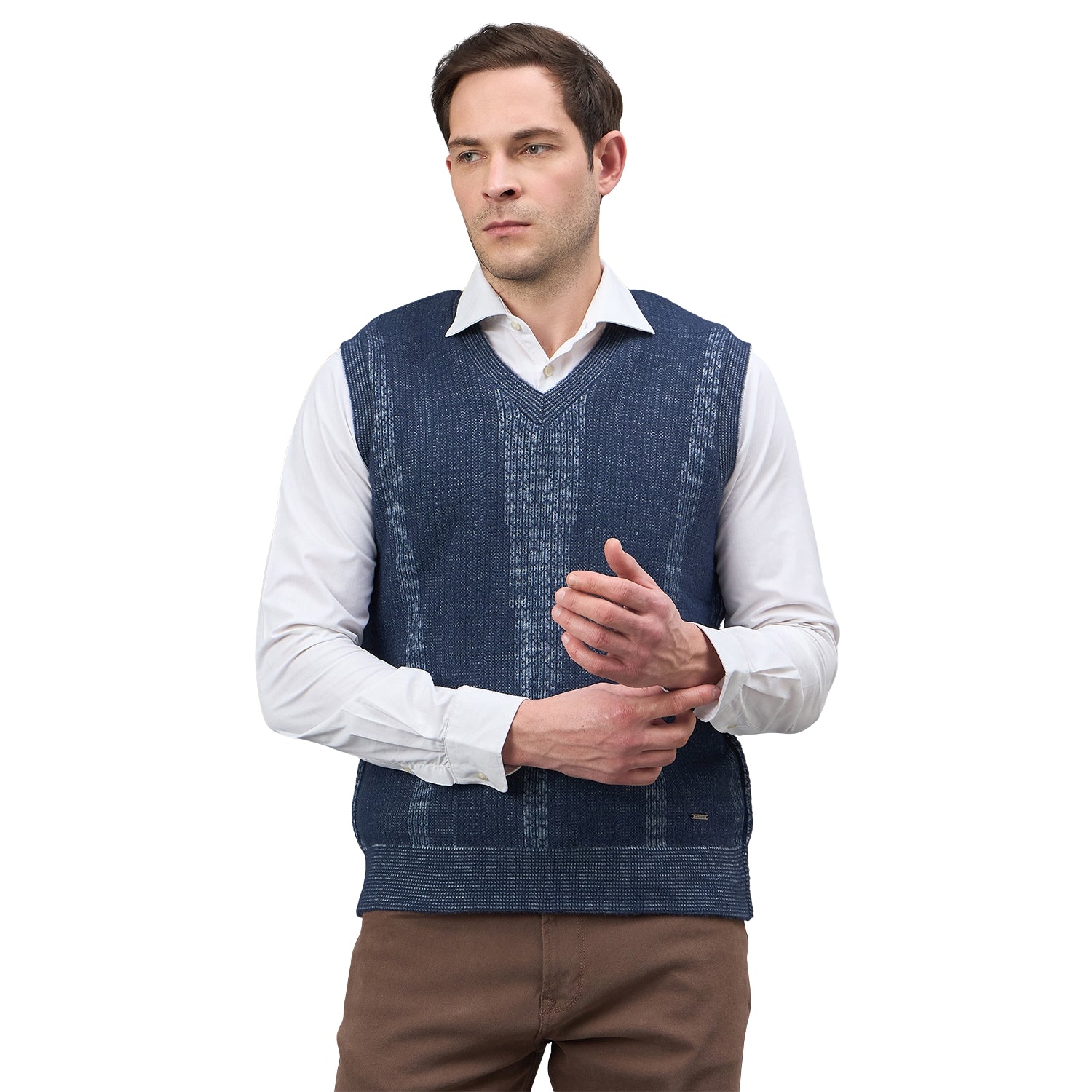 Duke Urban Men Sleeveless Reversible Sweater (SDS2171A)