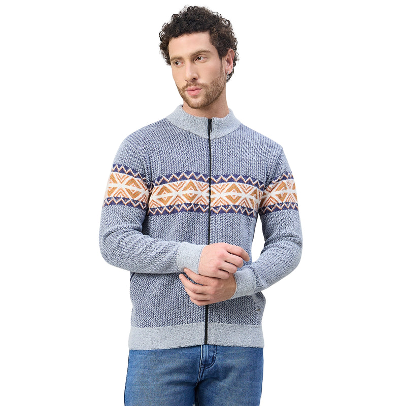 Duke Men Full Zip Regular Cardigan (SDS2214B)