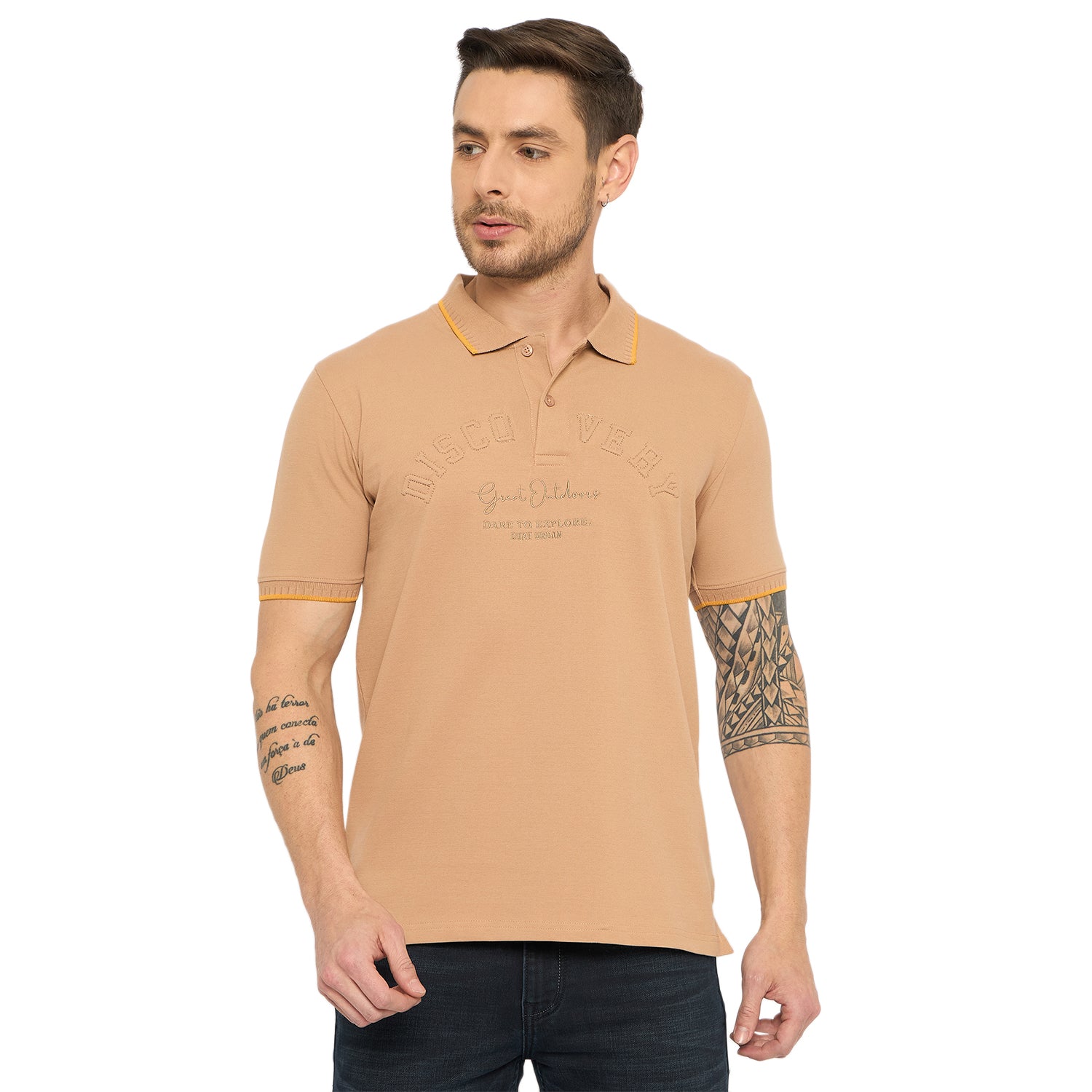 Duke Urban Men Half Sleeve Cotton Tshirt (LF7403)
