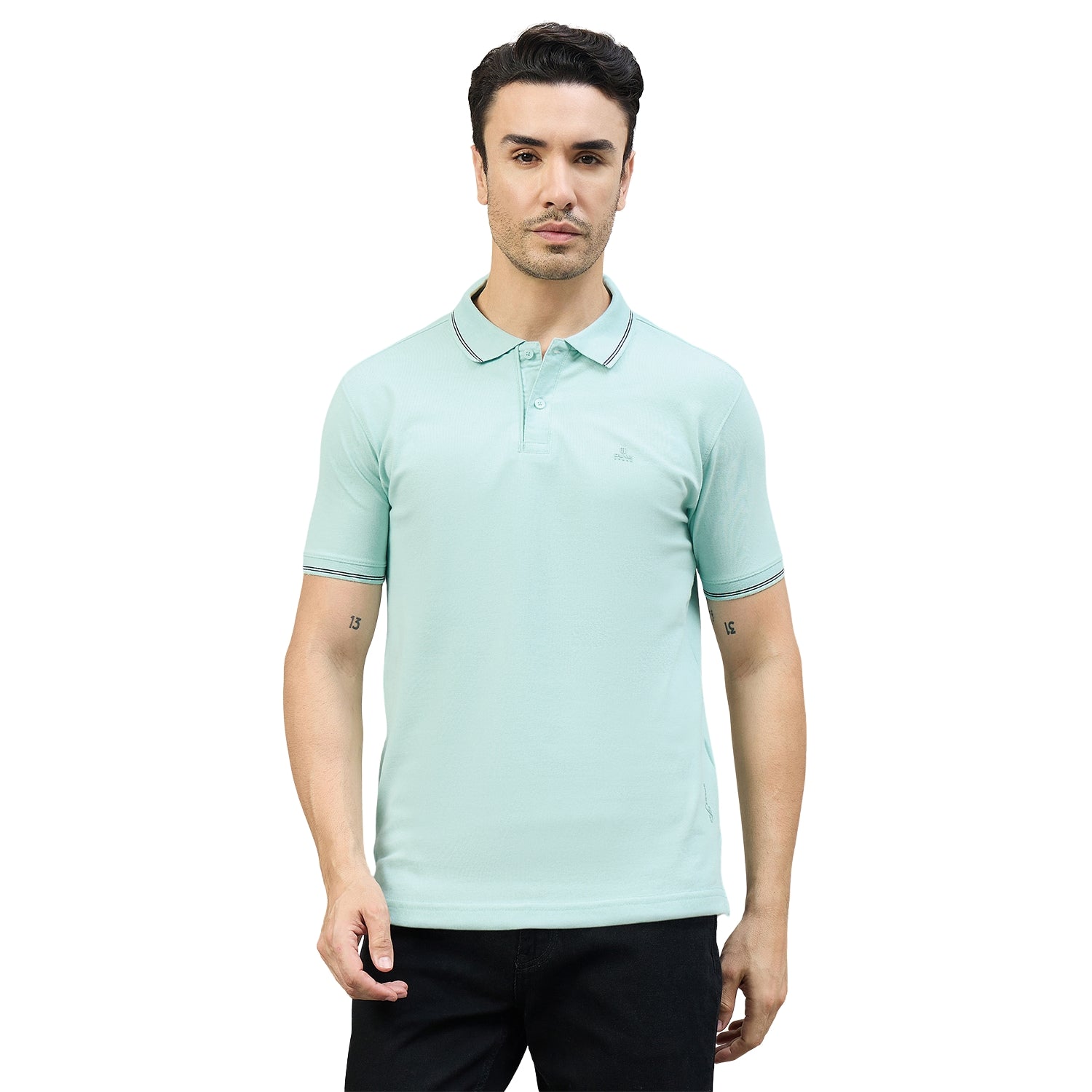 Duke Men Half Sleeve Cotton Smart Fit Casual T-shirt (SD73)