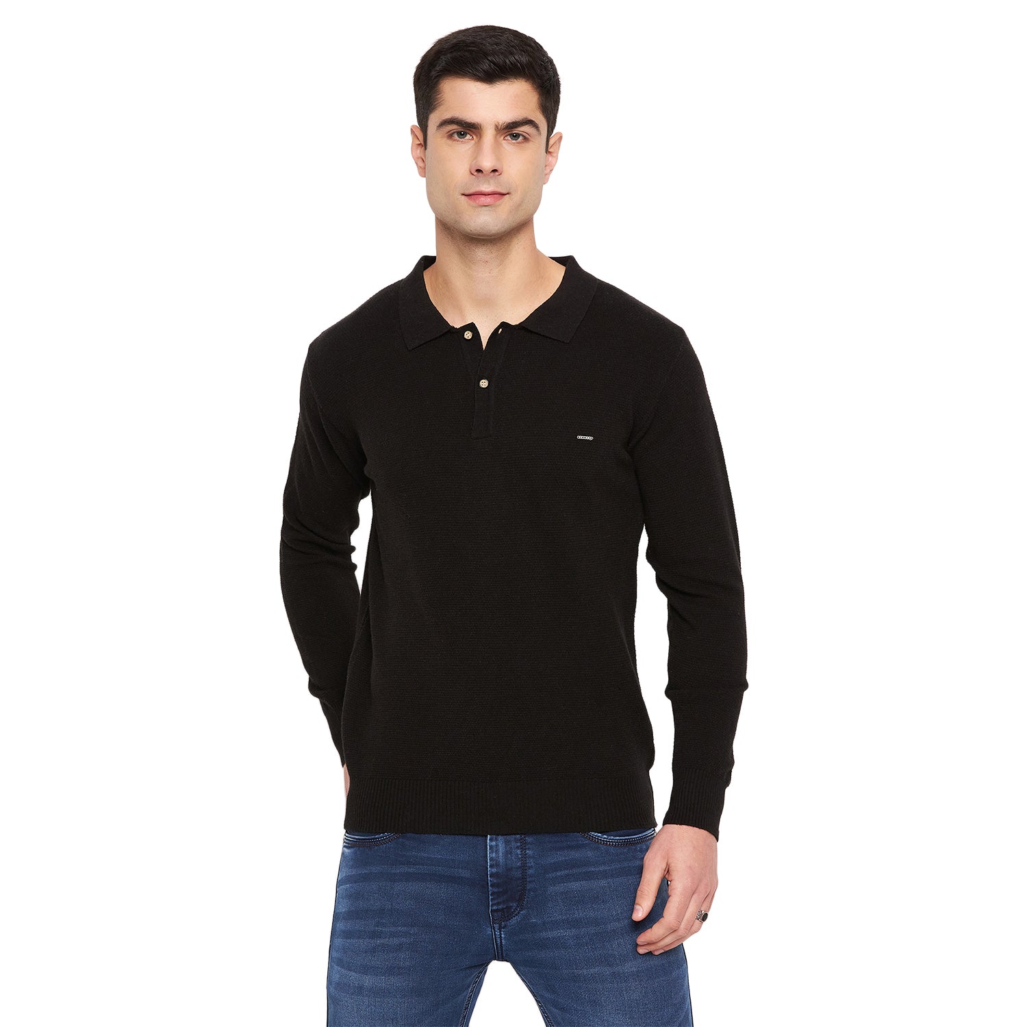 Duke Urban Men Collared Neck Full Sleeve Sweater (SDS711)