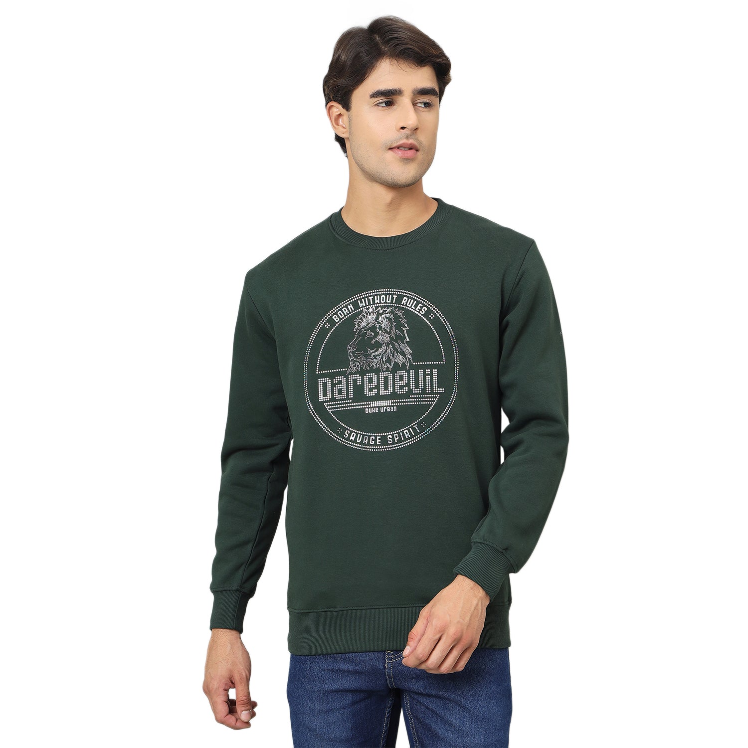 Duke Urban Men Round Neck Regular Sweatshirt (LF6398)
