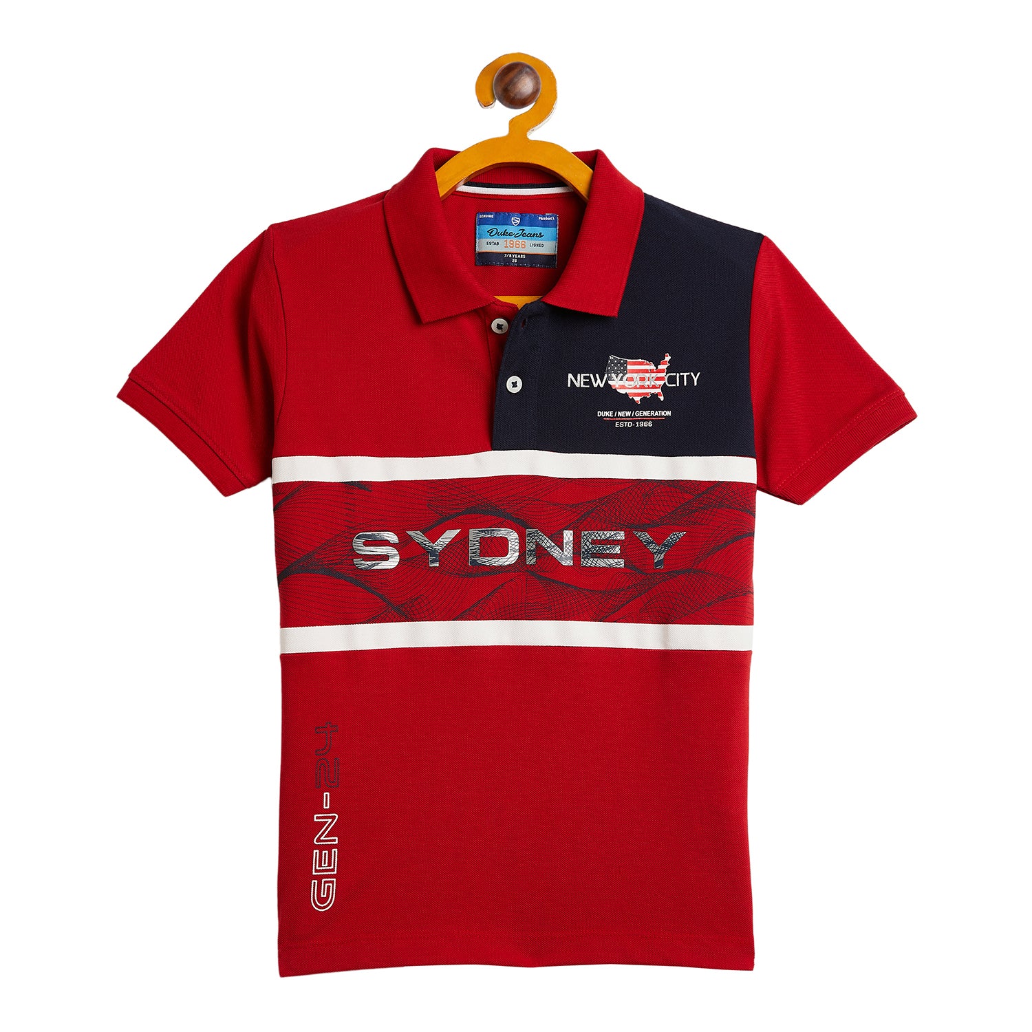 Duke Urban Boys Half Sleeve Cotton T-shirt (LF666)