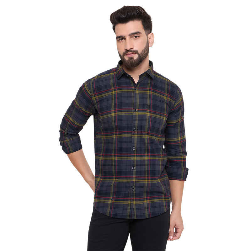 Duke Urban Men Full Sleeve Cotton Shirt (SDO5CKOQ)