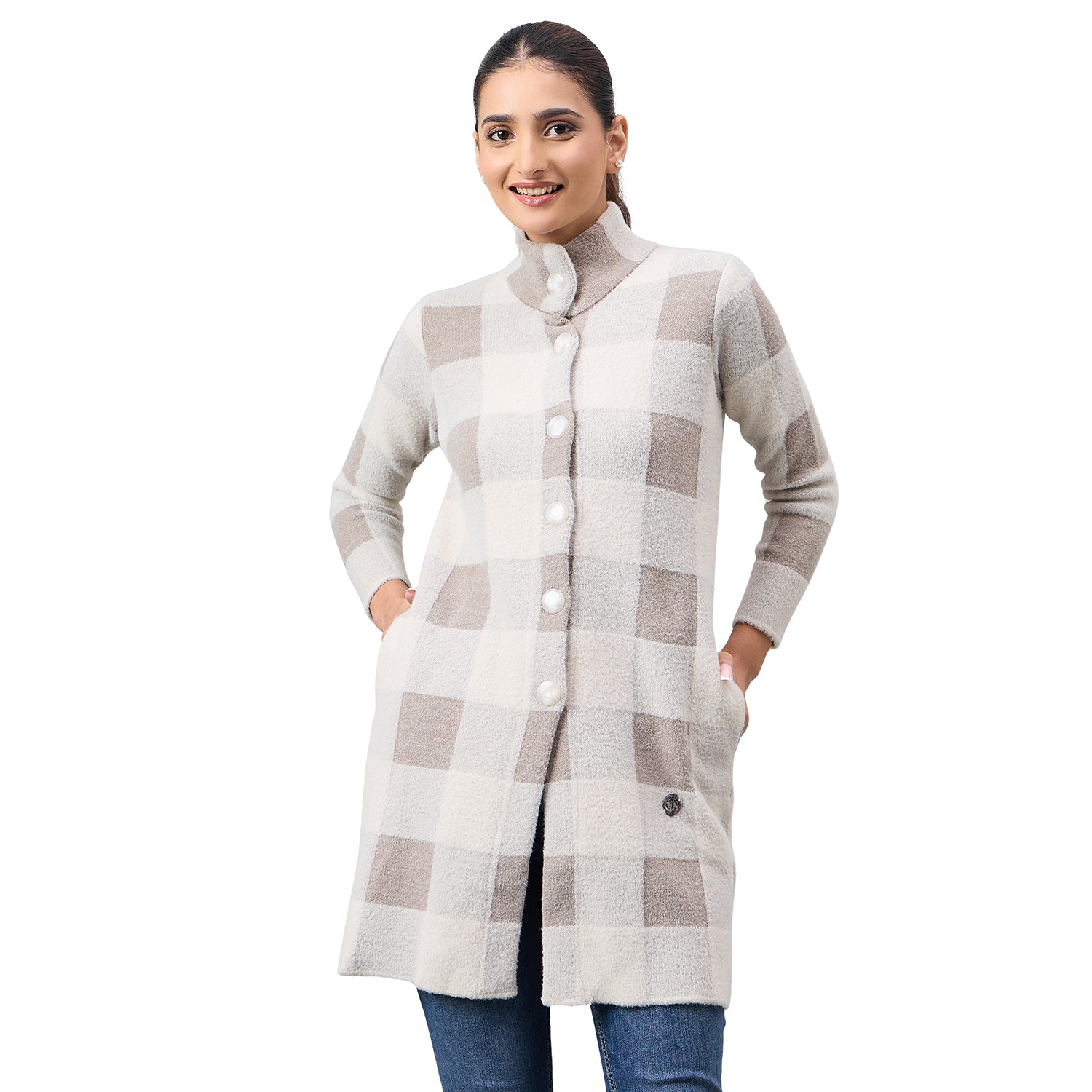 Duke Urban Women Long Coat Regular Sweater (SDS1351)