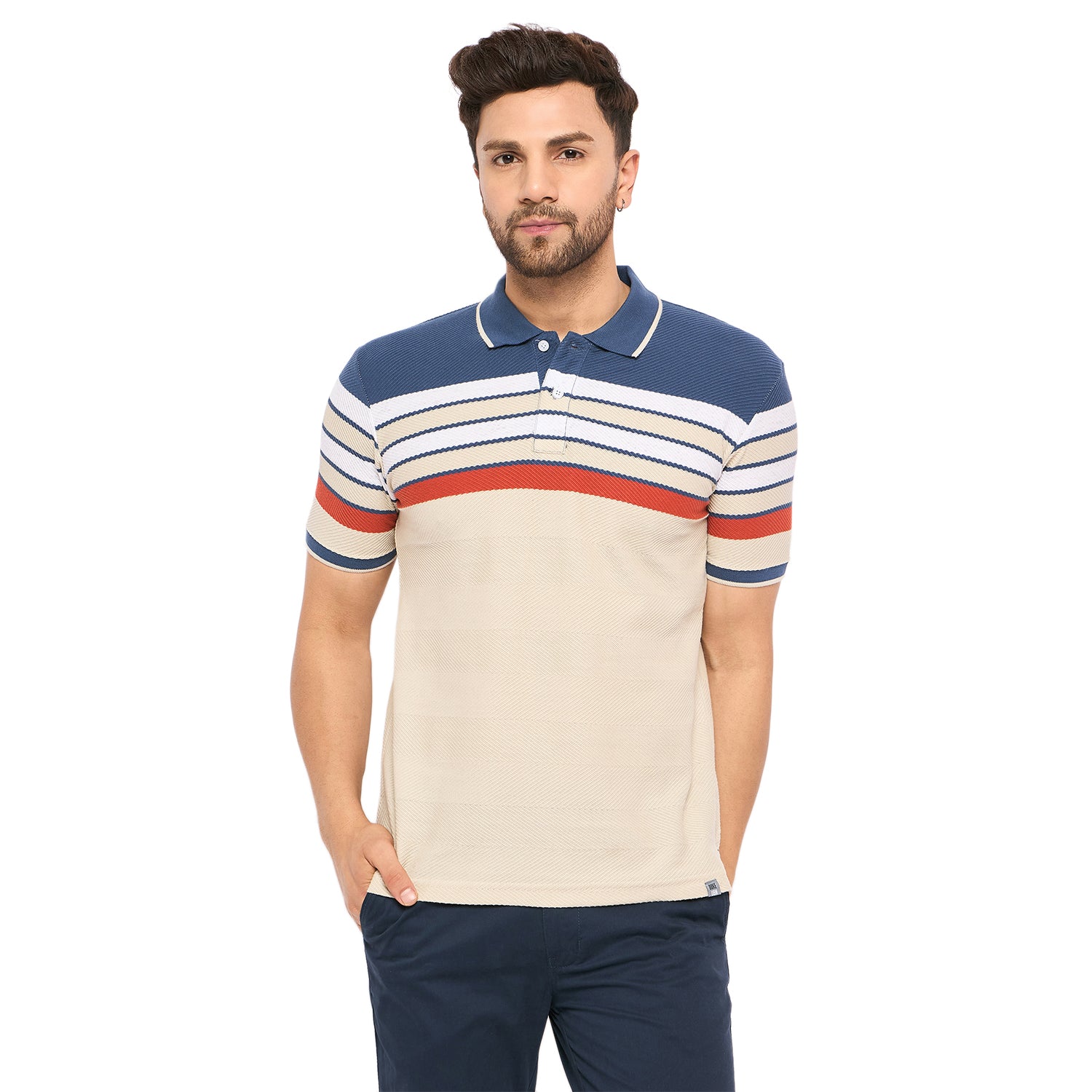 Duke Urban Men Half Sleeve Cotton T-shirt (LF7215)