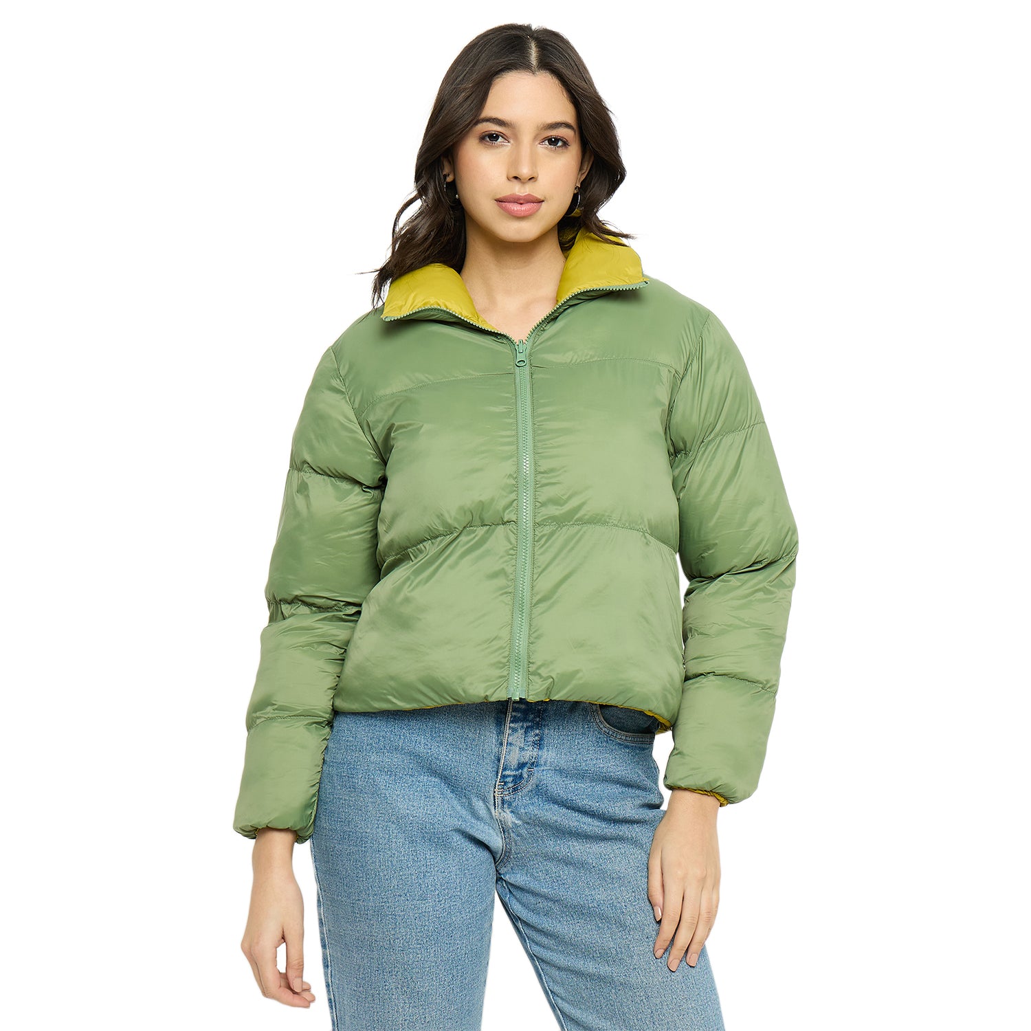 Duke Urban Women Full Sleeve Short Reversible Jacket (SDZ4044)