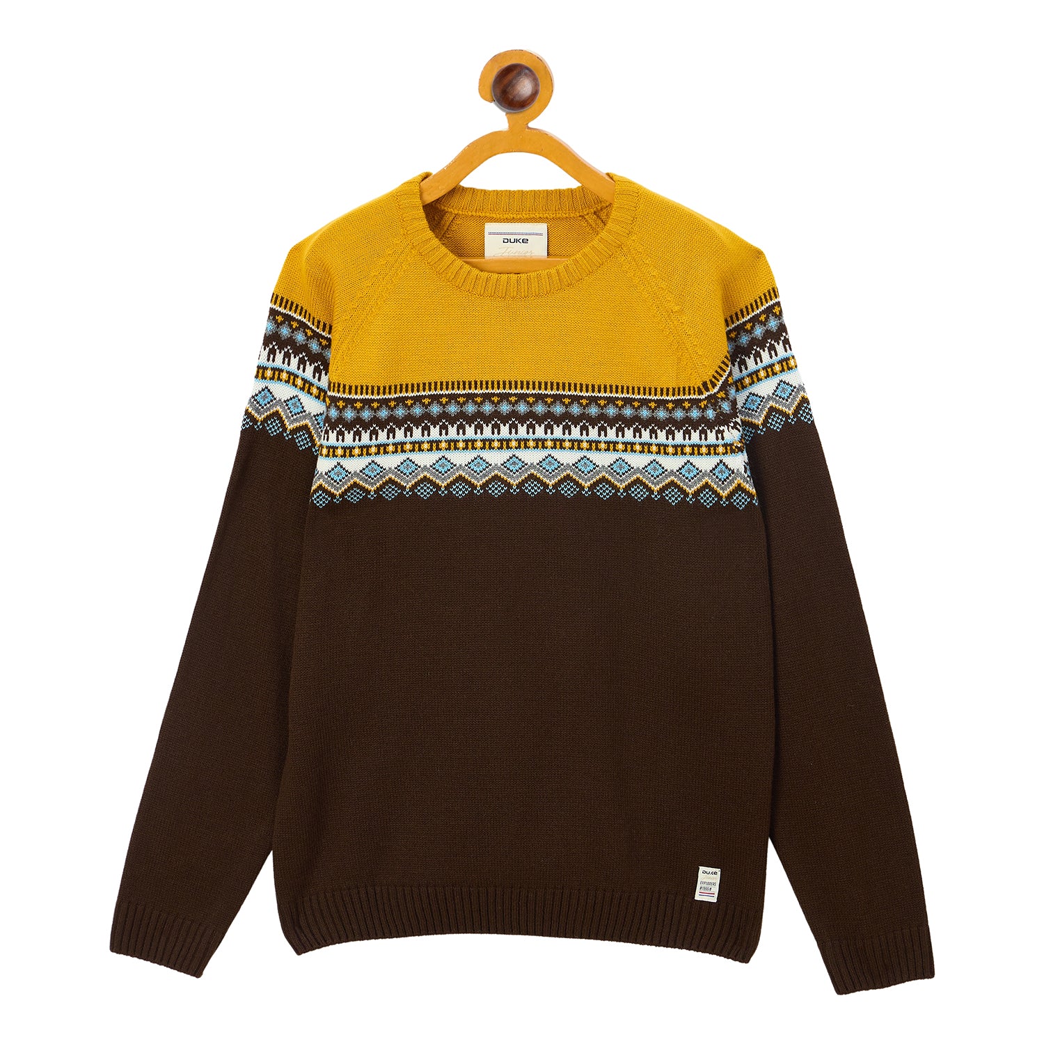 Duke Urban Boys Round Neck Full Sleeve Regular Sweater (S3610)