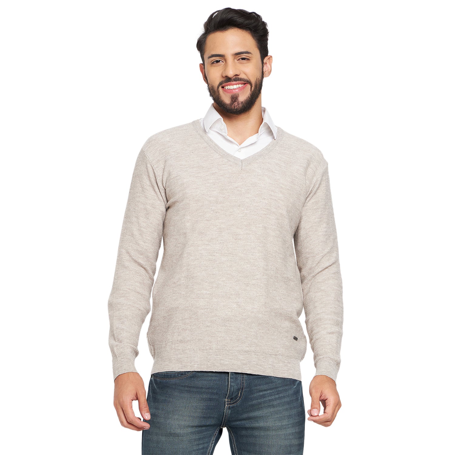 Duke Urban Men Full Sleeve V Neck Sweater (SDS2054)