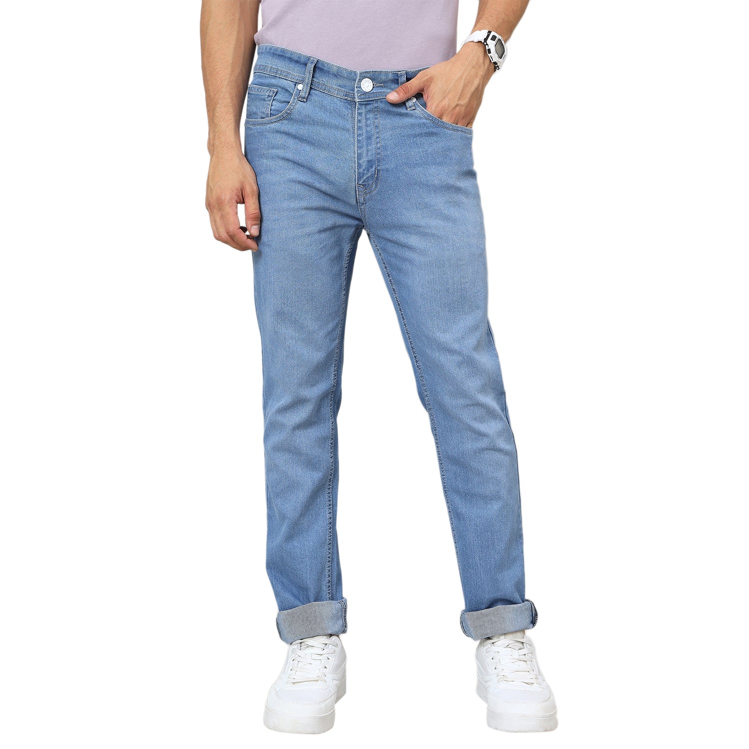 Duke Urban Men Mid-Rise Stretchable Jeans (OND5900N)