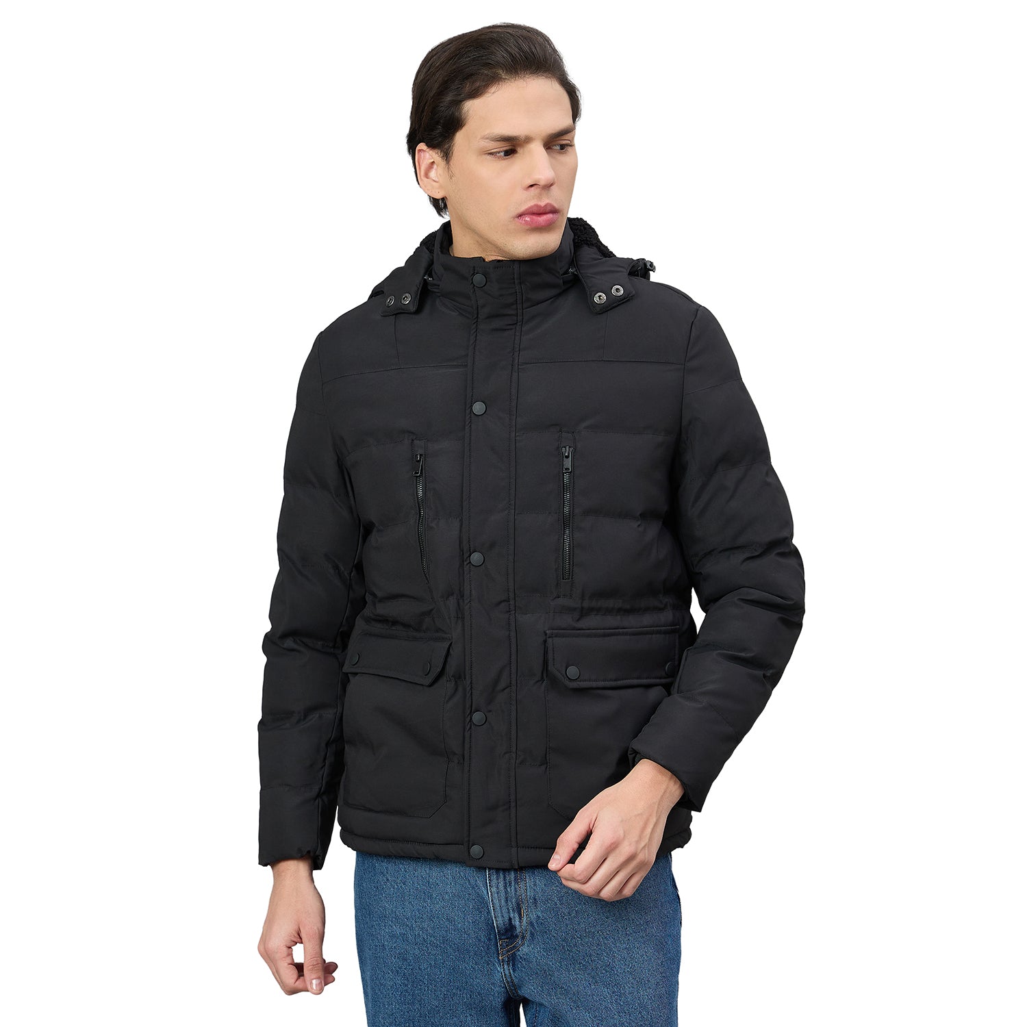 Duke Urban Men Full Sleeve Hooded Jacket (SDZ3276)