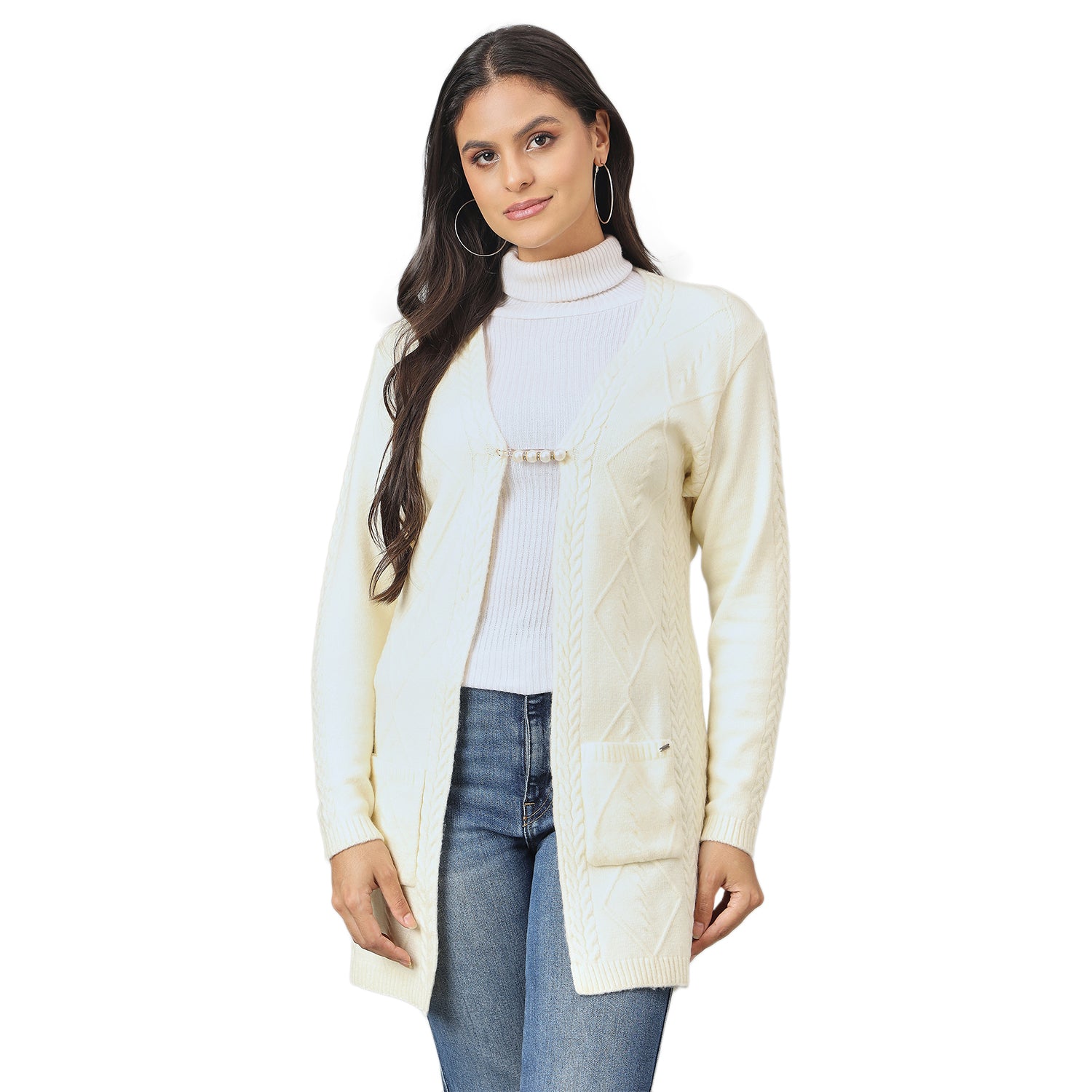 Duke Urban Women Full Sleeve Regular Shrug (SDS1403)