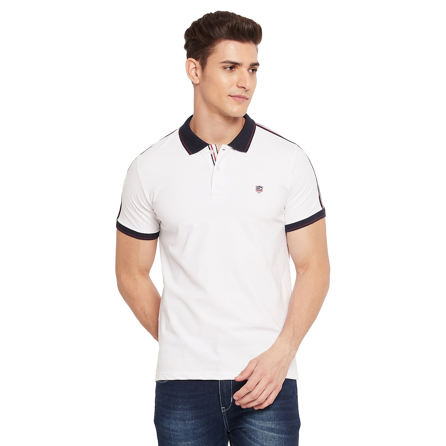 Duke Men Stardust Half Sleeve  T-Shirt (LQ4530)