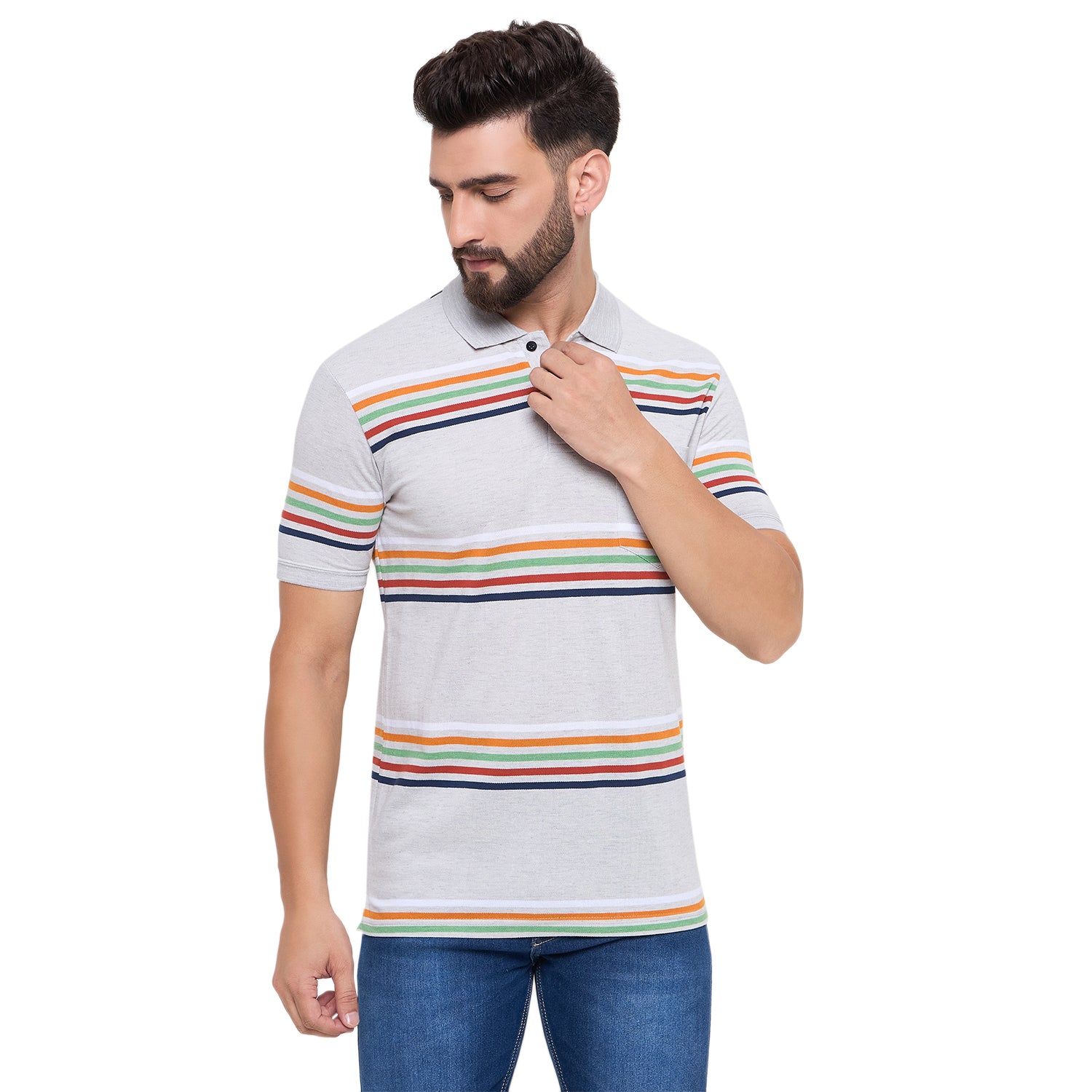 Duke Urban Men Half Sleeve Cotton Tshirt (LF7191)