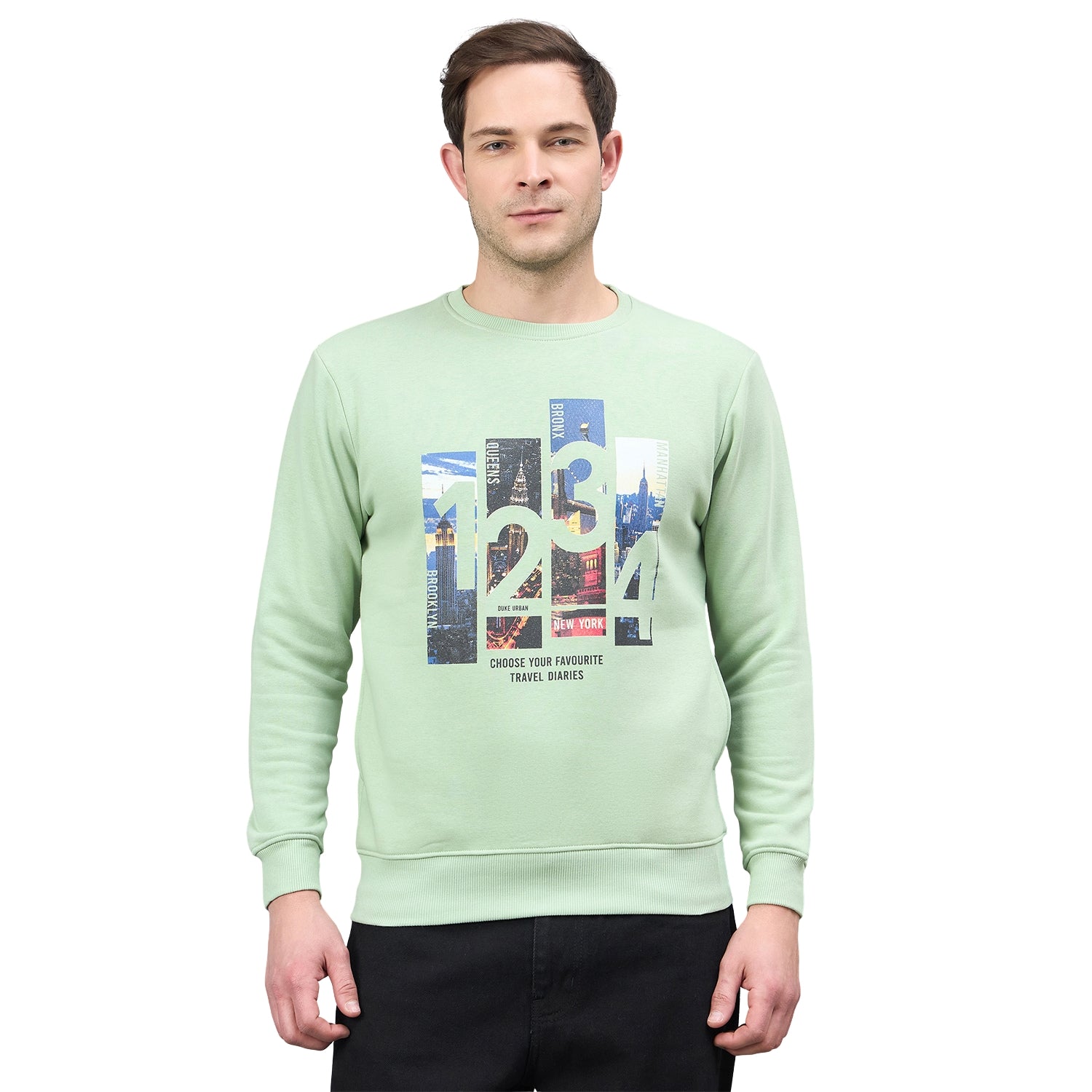 Duke Urban Men Round Neck Full Sleeve Sweatshirt (MLF6342)