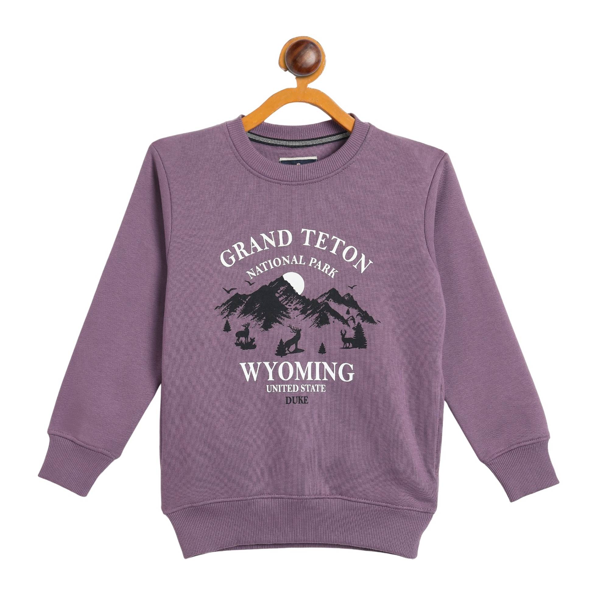 Duke Urban Boys Full Sleeve Round Neck Printed Sweatshirt (LF380)