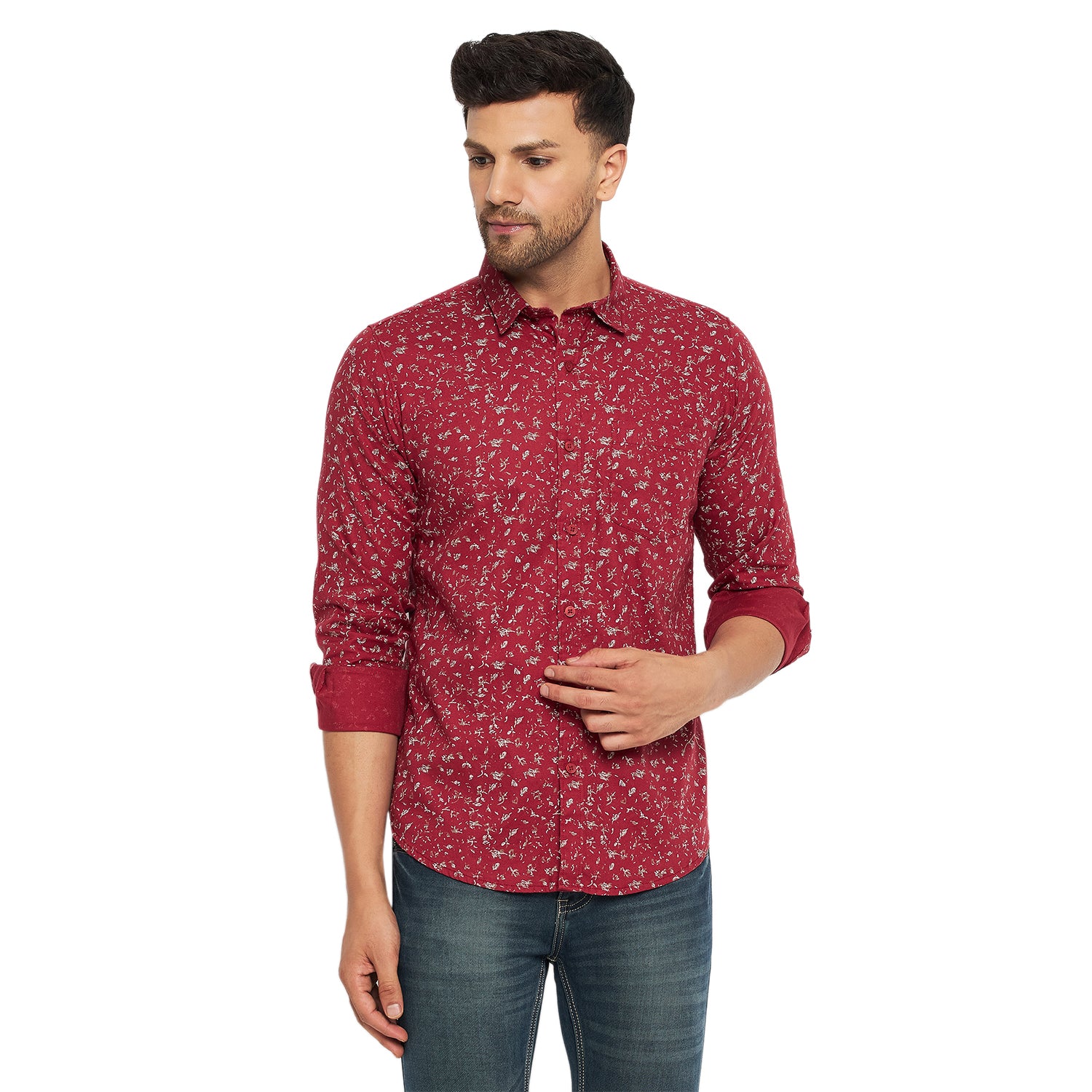 Duke Stardust Men Full Sleeve Cotton Shirts (SDO7HPRR)