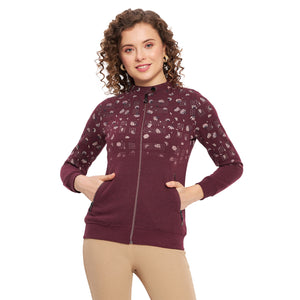 Duke Stardust Women Round Neck Zipper Sweatshirt (LFX830)