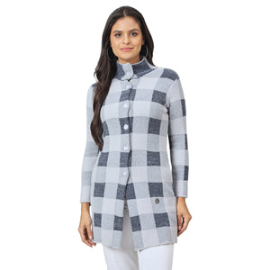 Duke Women Long Coat Regular Sweater (SDS1351)