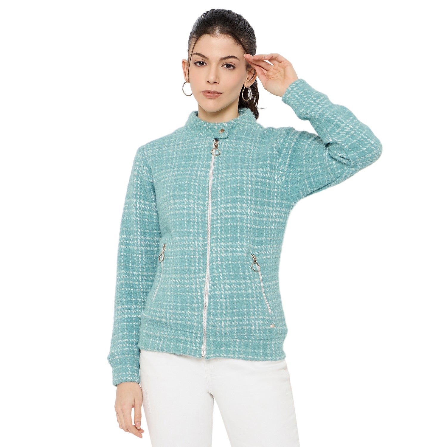 Duke Urban Women Full Sleeve Zipper Sweatshirt (LFX863)