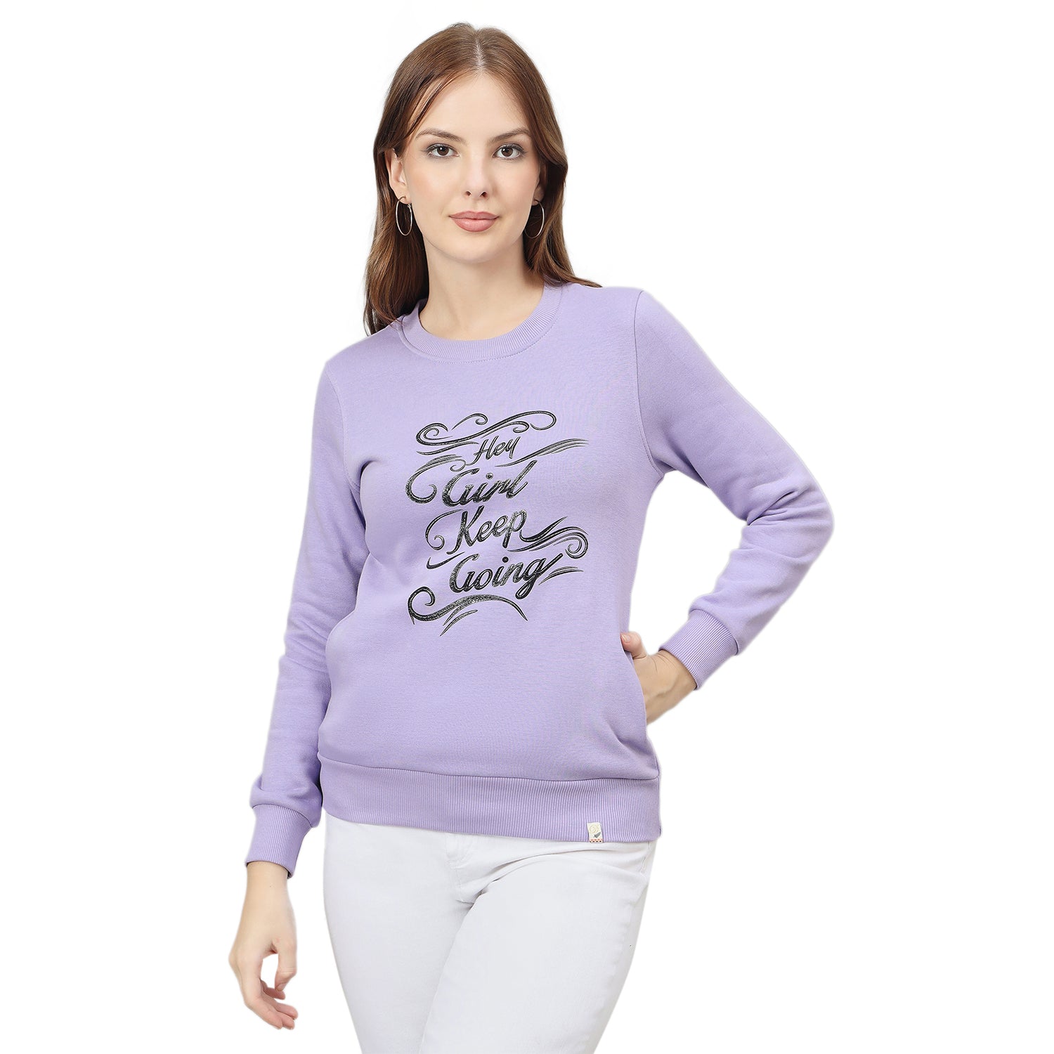 Duke Urban Women Round Neck Regular Sweatshirt (LFX956)