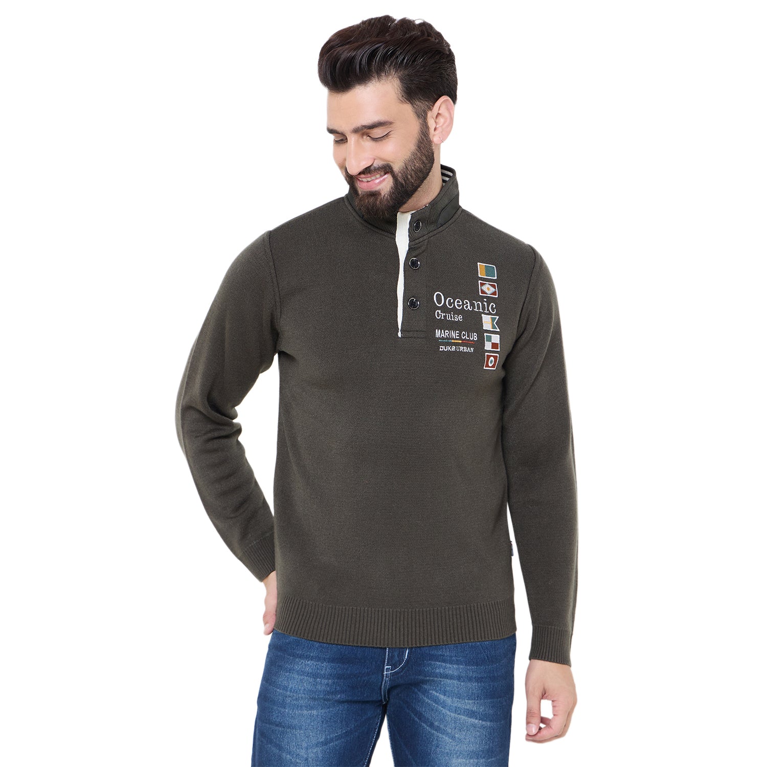 Duke Urban Men High Neck Sweater (SDS2250)