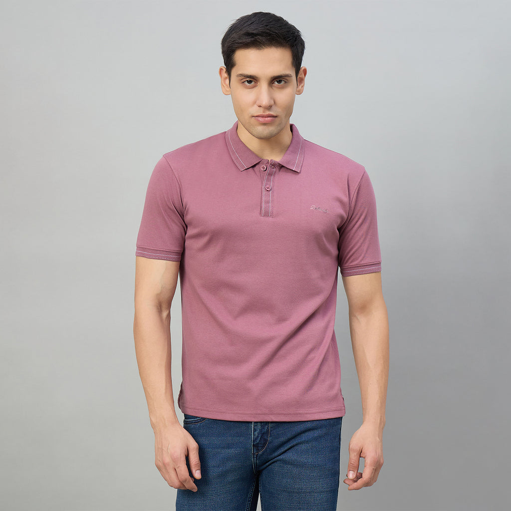Duke Men Half Sleeve Cotton Regualr Fit Casual T-shirt (LF7888)