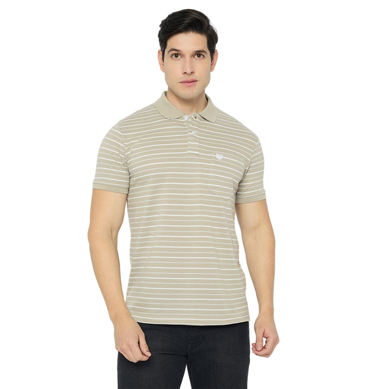 Duke Urban Men Half Sleeve Cotton Collared Tshirt (LF7678)