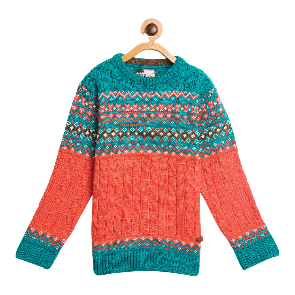 Duke Urban Boys Full Sleeve Round Neck Sweater (SDS3616)