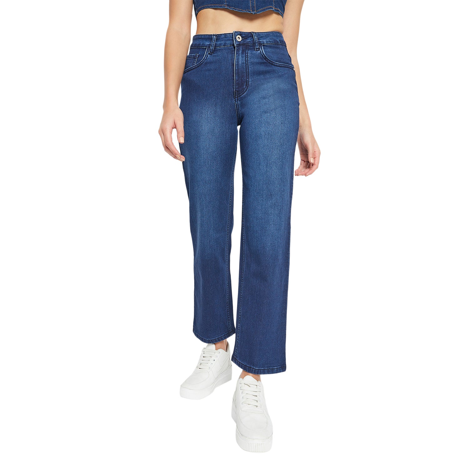 Duke Urban Women Straight Fit Stretchable Jeans (SDD6744)