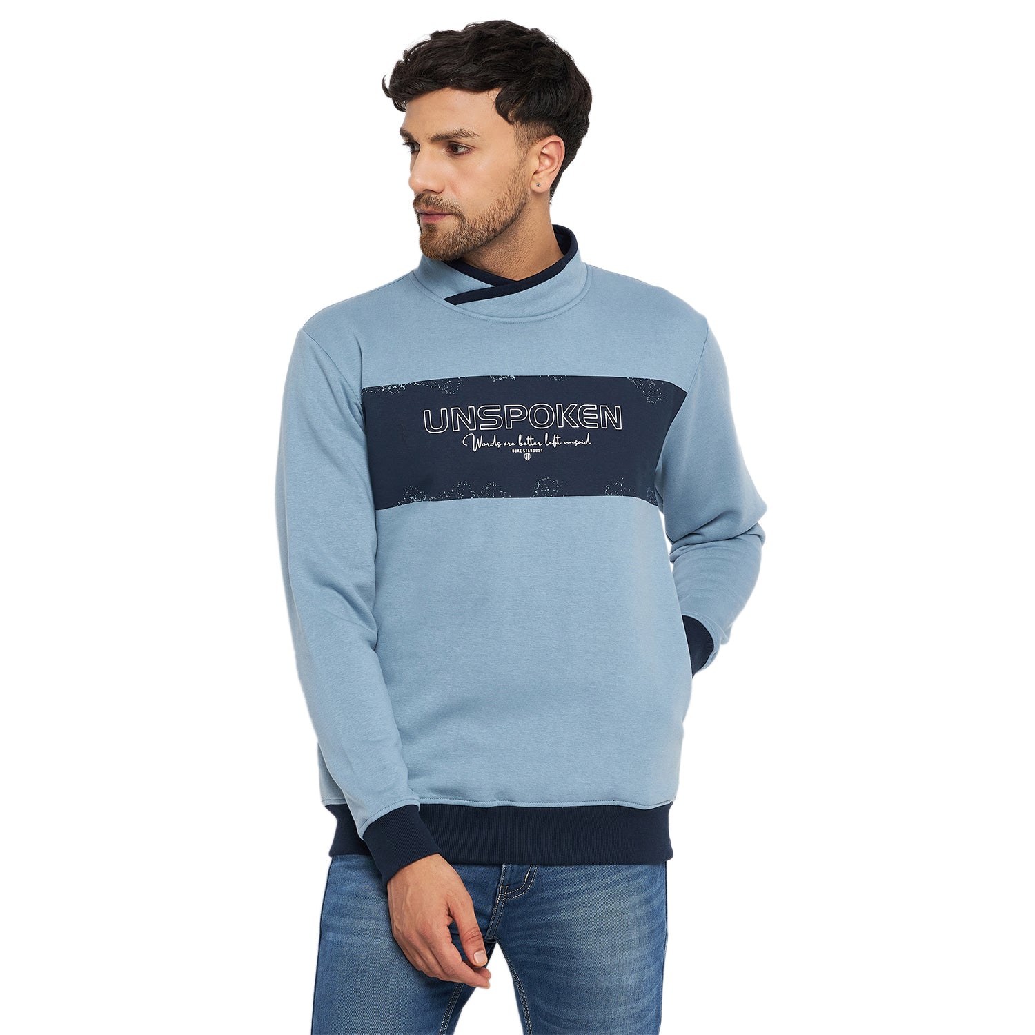 Duke Urban Men Cowl Neck Sweatshirt (LF6215)