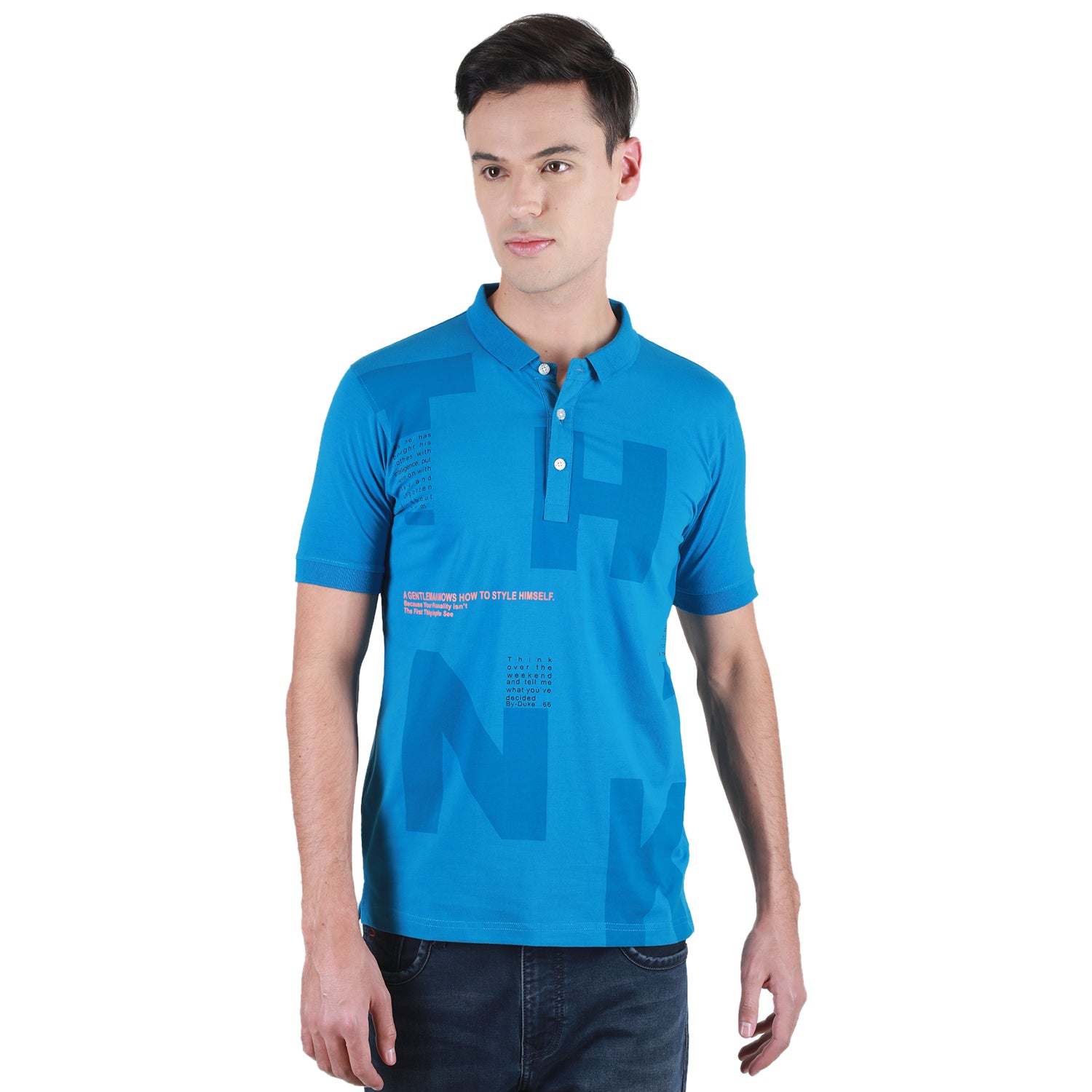 Duke Stardust Men Half Sleeve Cotton Tshirt (4223)