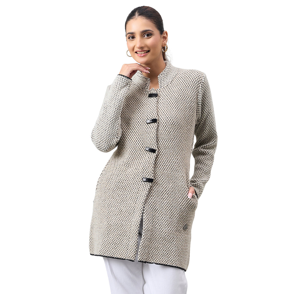 Duke Urban Women Long Coat Shortstyle Sweater (SDS1329)
