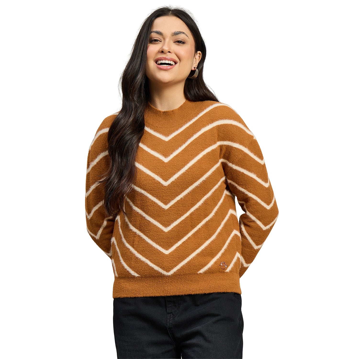 Duke Urban Women Full Sleeve Slim Fit Sweater (SDS1404)