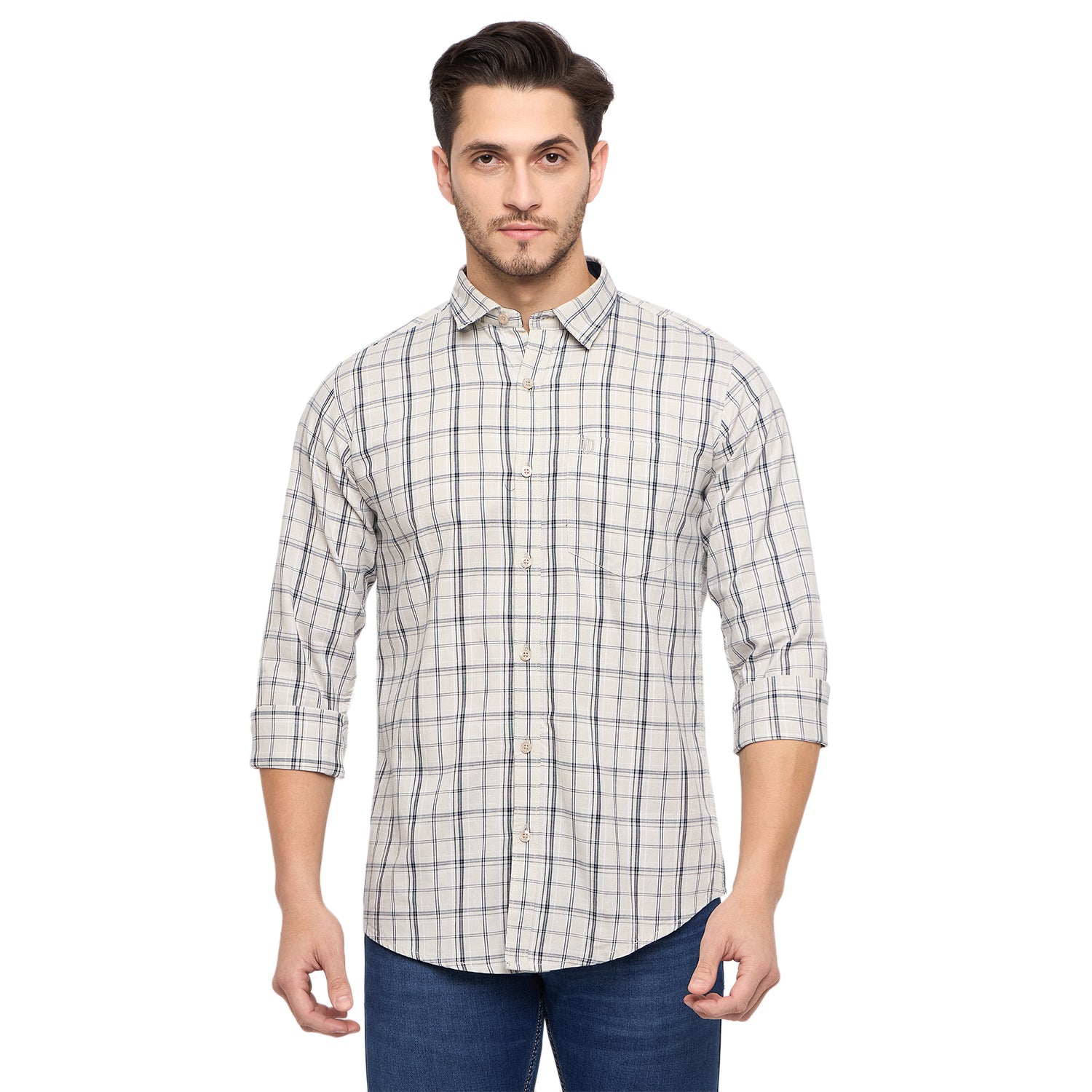 Duke Stardust Men Full Sleeve Cotton Shirt (SDO7CKDD)