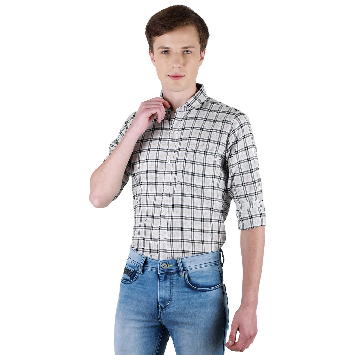 Duke Urban Men Full Sleeve Cotton Shirts (SDO8CKLB)