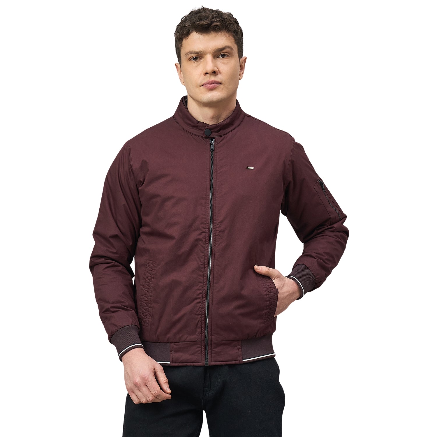 Duke Urban Men Full Sleeve Slim fit Bomber Jacket (SDZ3154)