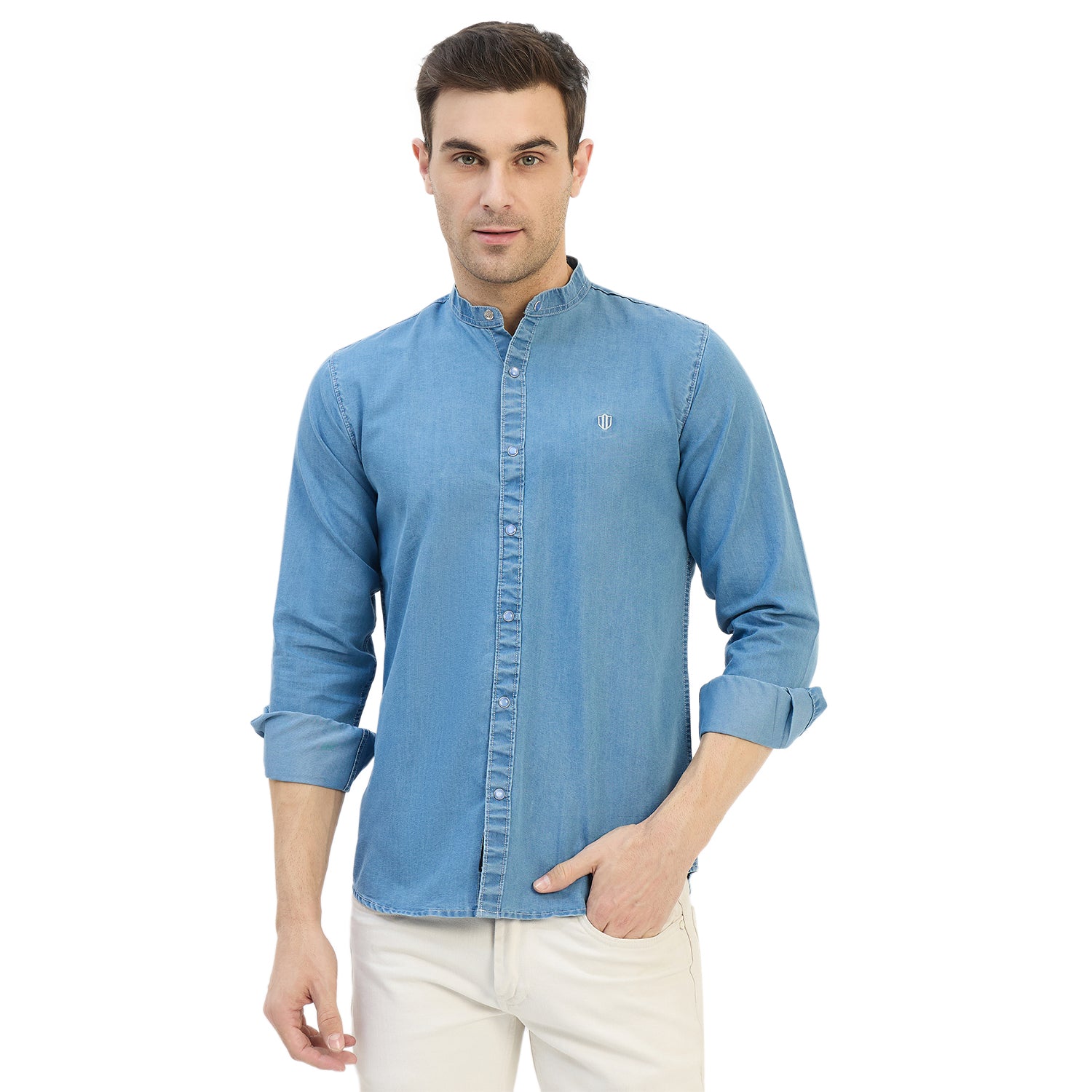 Duke Urban Men Full Sleeve Cotton Shirt (SDO9PLIB)