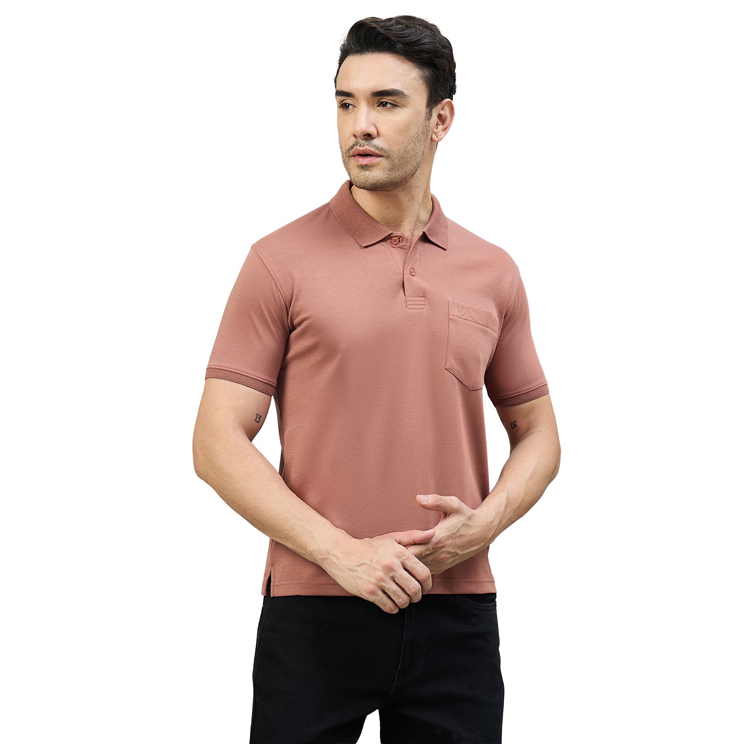 Duke Men Half Sleeve Cotton Smart Fit Casual T-shirt (SD75)