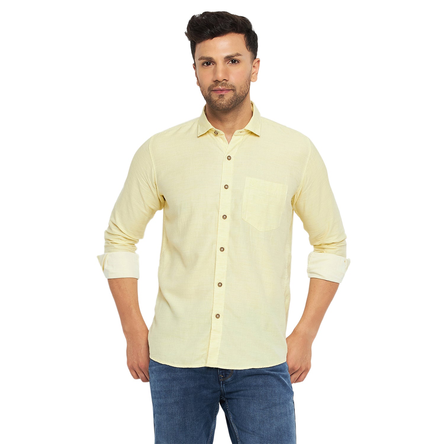 Duke Urban Men Full Sleeve Cotton Shirts (SDO8PLT)