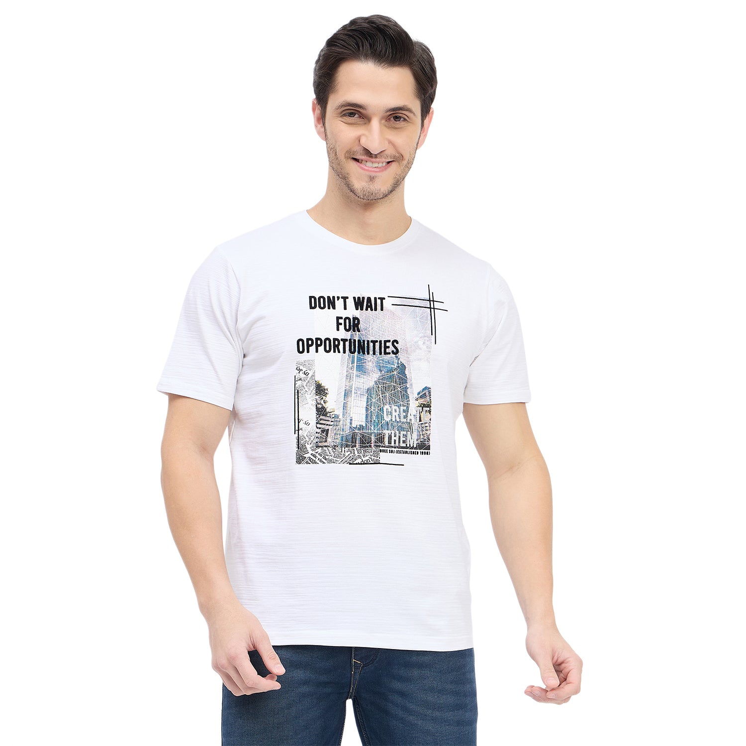 Duke Urban Men Half Sleeve Cotton T-shirt (ONLF256)