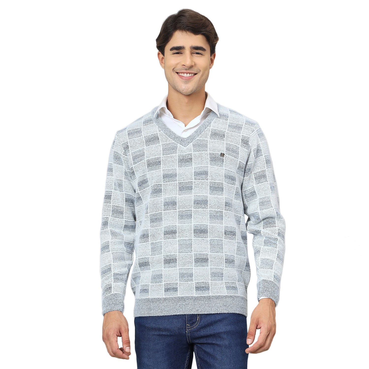 Duke Urban Men V-neck full sleeve sweater (SDS2245)