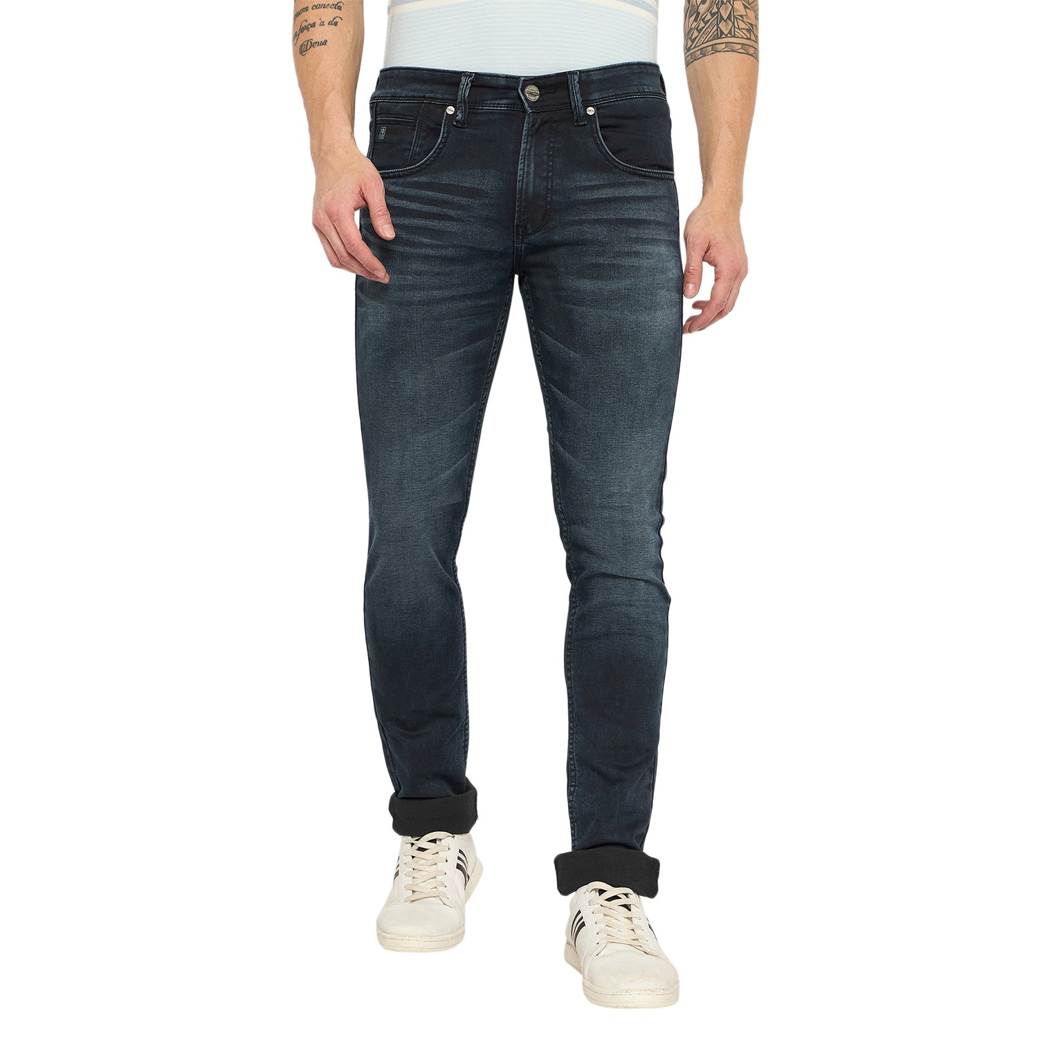 Duke Urban Men Narrow Bottom Stretchable Jeans (SDD5733N)
