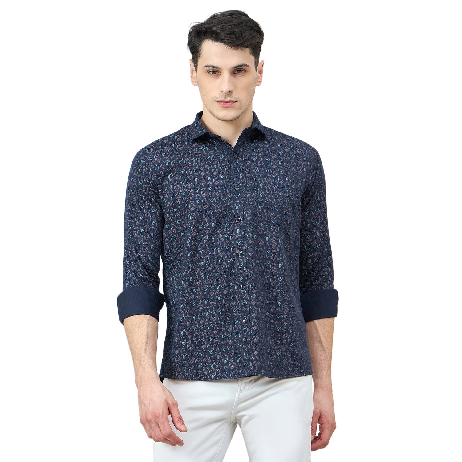 Duke Urban Men Full Sleeve Cotton Shirt (SDO8PRAY)
